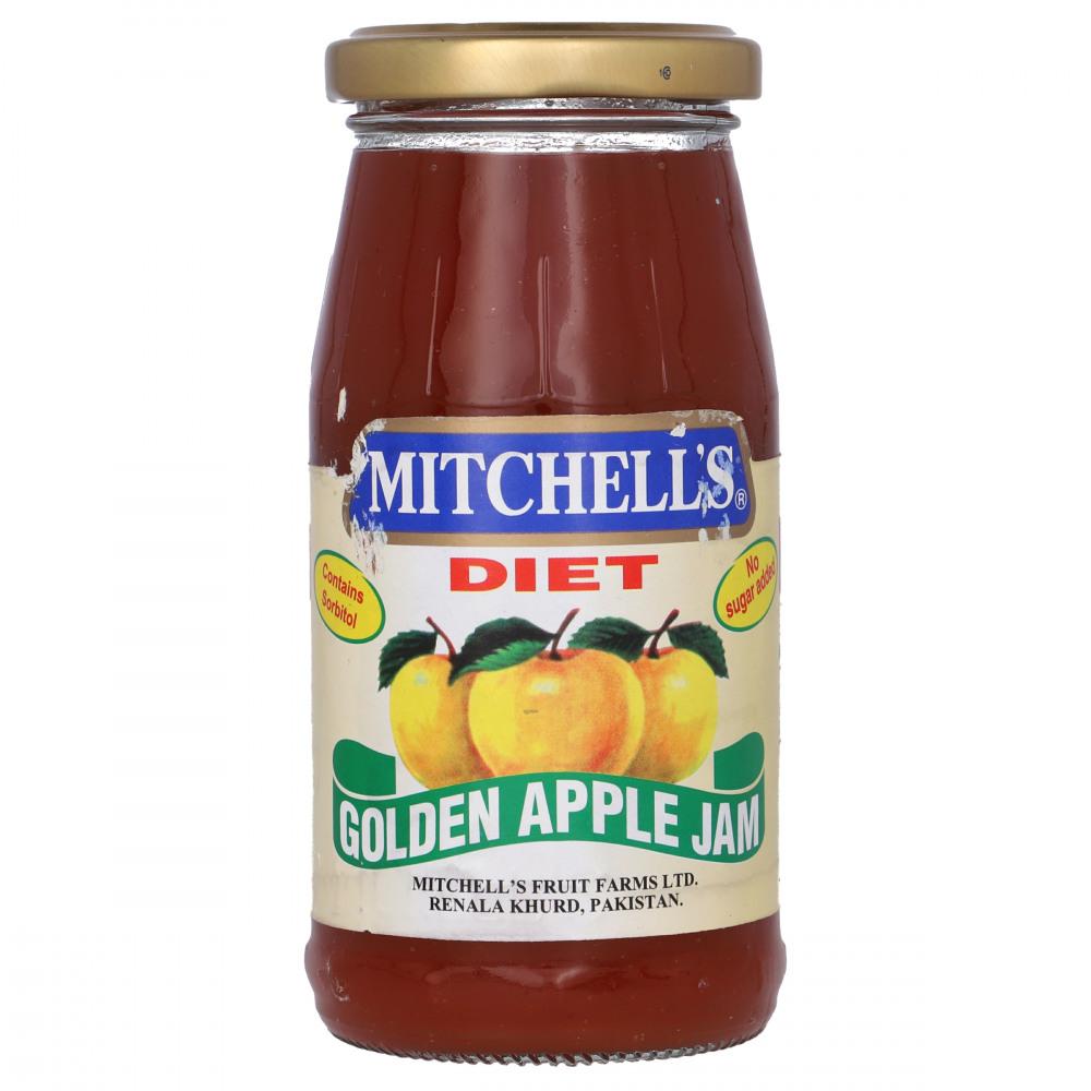 MITCHELLS JAM DIET GOLDEN APPLE 300 GM