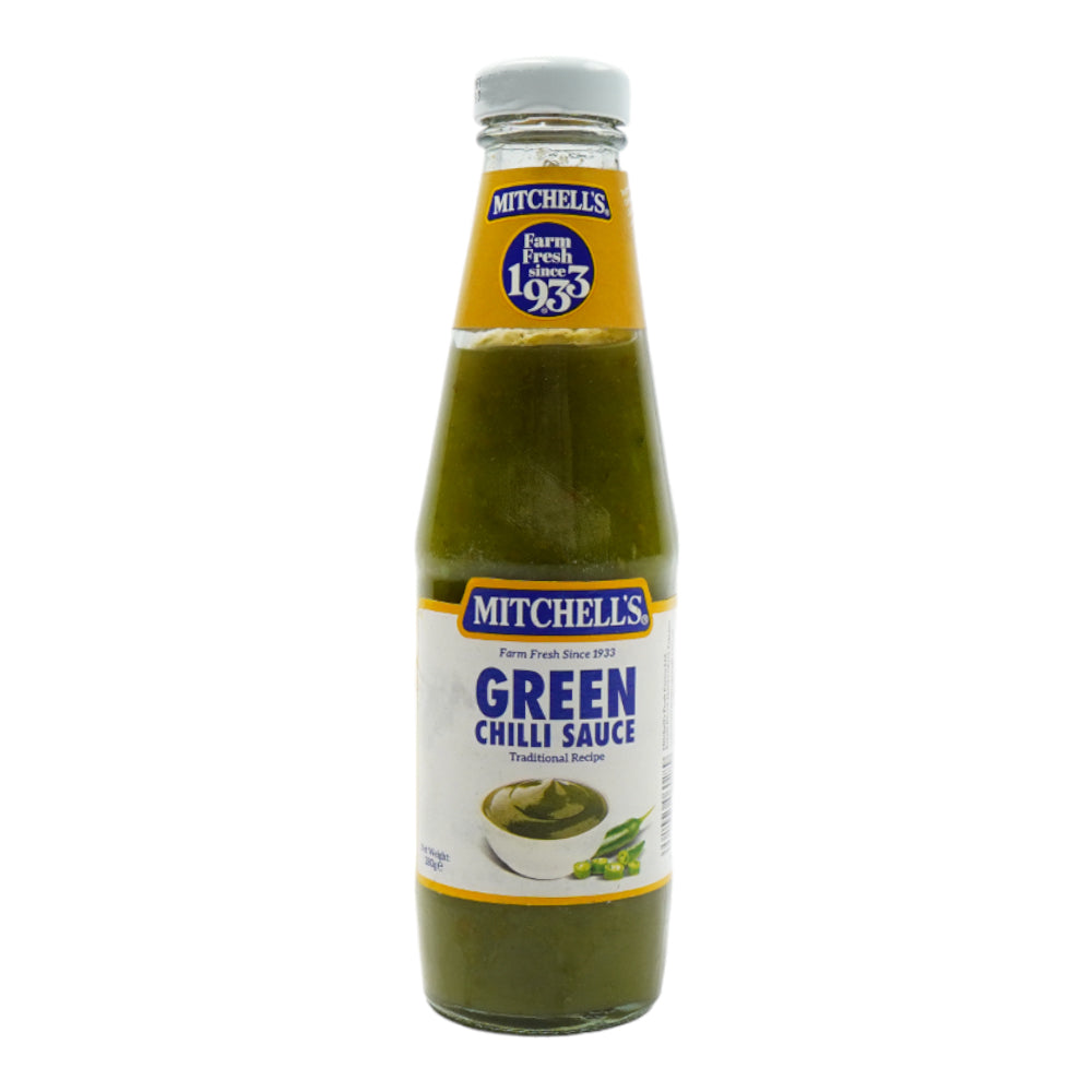 MITCHELLS GREEN CHILLI SAUCE BOTTLE 280 GM