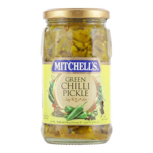 MITCHELLS GREEN CHILLI PICKLE 330 GM