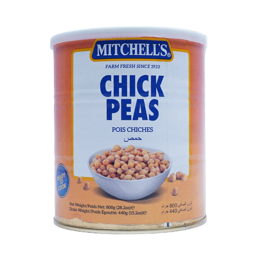 MITCHELLS CHICK PEAS TIN 800 GM