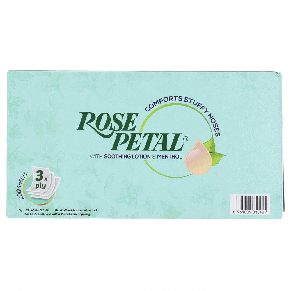 ROSE PETAL LOTIONIZED FLUE TISSUE 200S