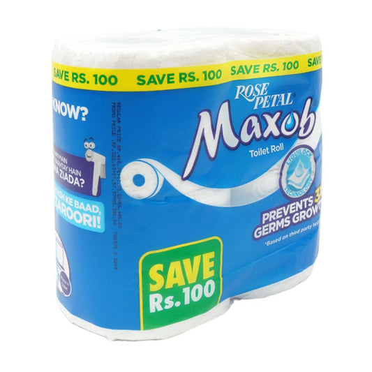 ROSE PETAL TISSUE MAXOB ROLL PACK OF 4 SAVE RS:100