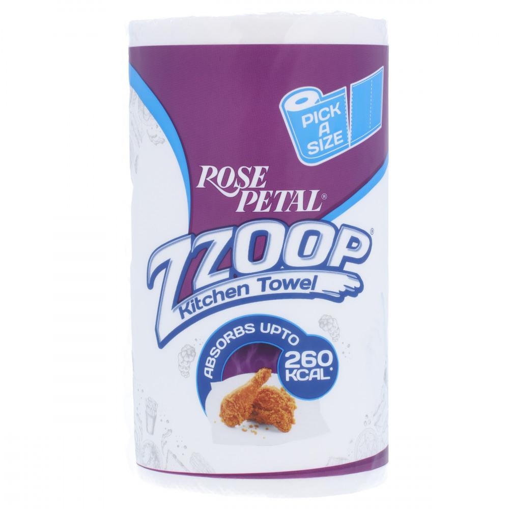 ROSE PETAL TISSUE ZZOOP KITCHEN TOWEL JUMBO ROLL