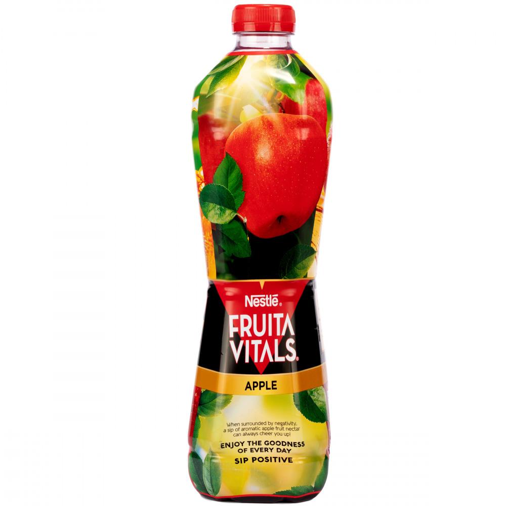 NESTLE JUICE FRUITA VITALS APPLE NECTAR BOTTLE 1 LTR