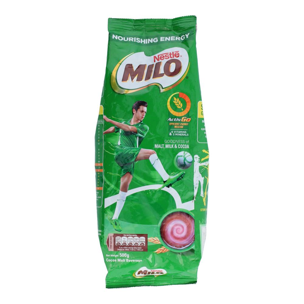 NESTLE MILO POWDER ACTIVE-GO POUCH 500 GM