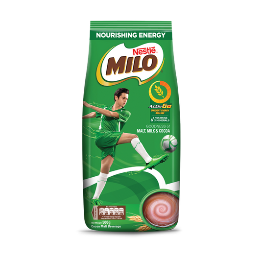 NESTLE MILO POWDER ACTIVE-GO POUCH 500 GM