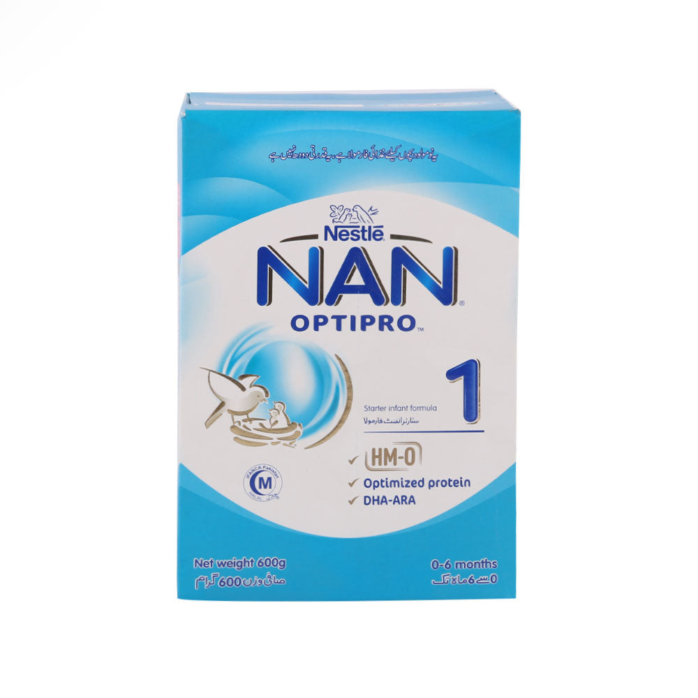 NESTLE MILK POWDER NAN 1 OPTIPRO 600 GM