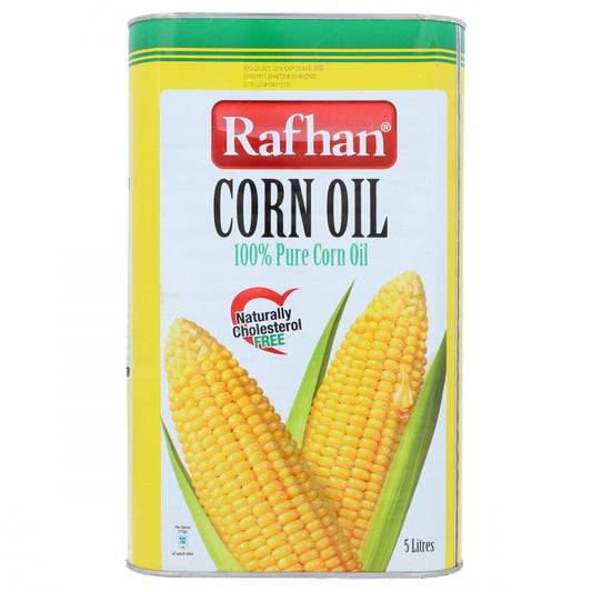 RAFHAN CORN OIL TIN 5 LTR