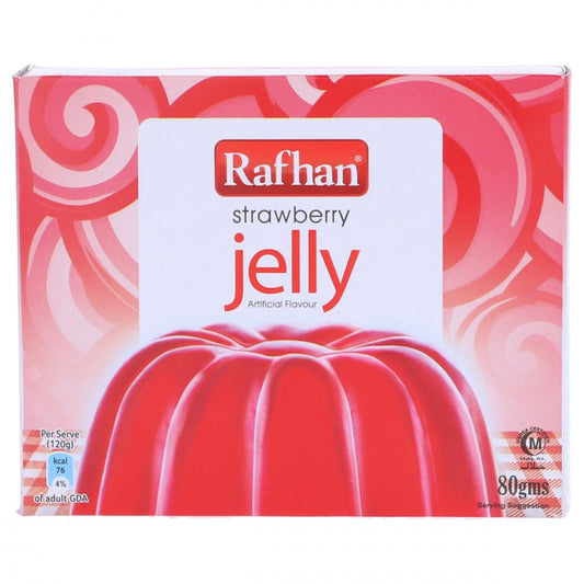 RAFHAN JELLY CRYSTAL STRAWBERRY 80 GM