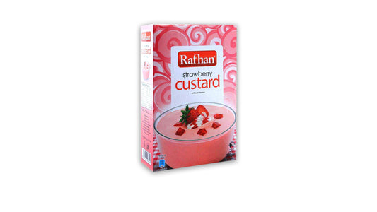 RAFHAN CUSTARD POWDER STRAWBERRY 275 GM