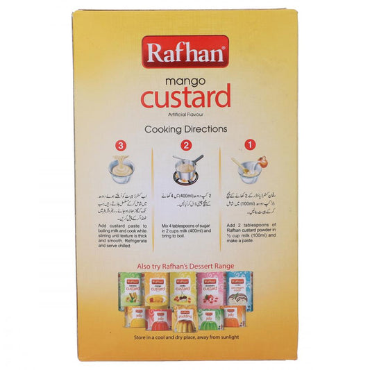 RAFHAN CUSTARD POWDER MANGO 275 GM