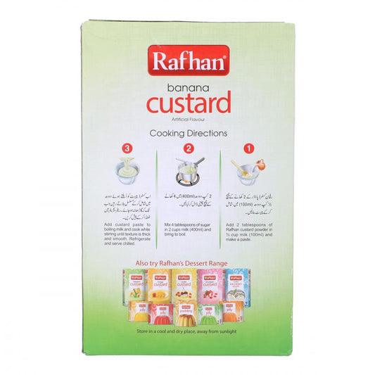 RAFHAN CUSTARD POWDER BANANA 275 GM