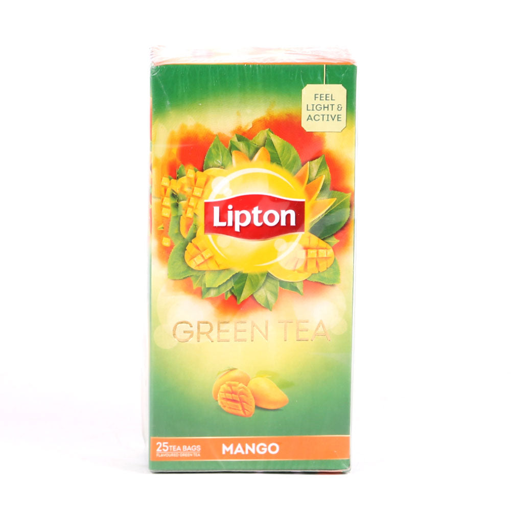 LIPTON GREEN TEA BAG MANGO 25S 32.5GM