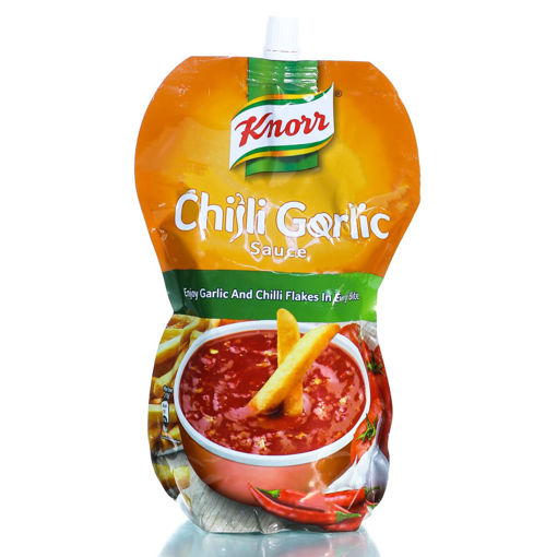 KNORR CHILLI GARLIC SAUCE POUCH SAVE RS.10 400 GM