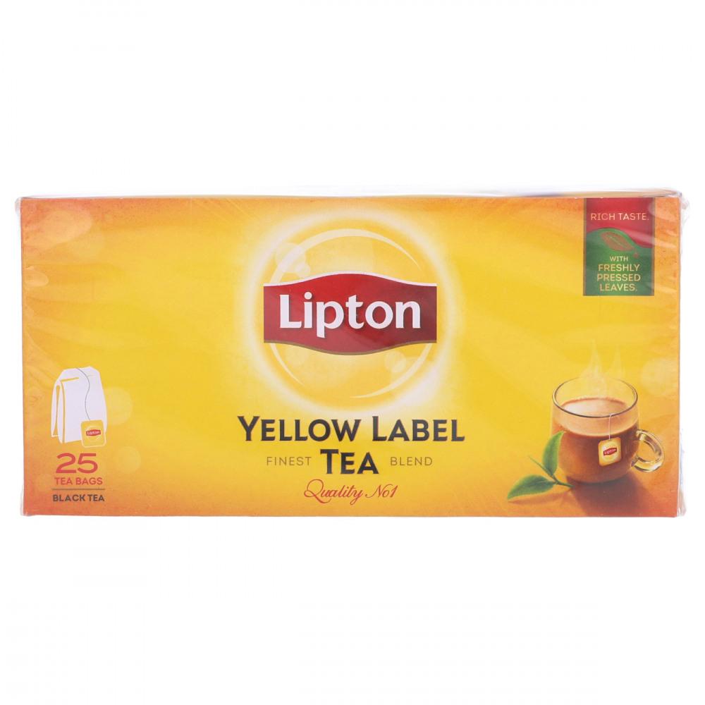 LIPTON YELLOW BLACK TEA (25 TEA BAGS)