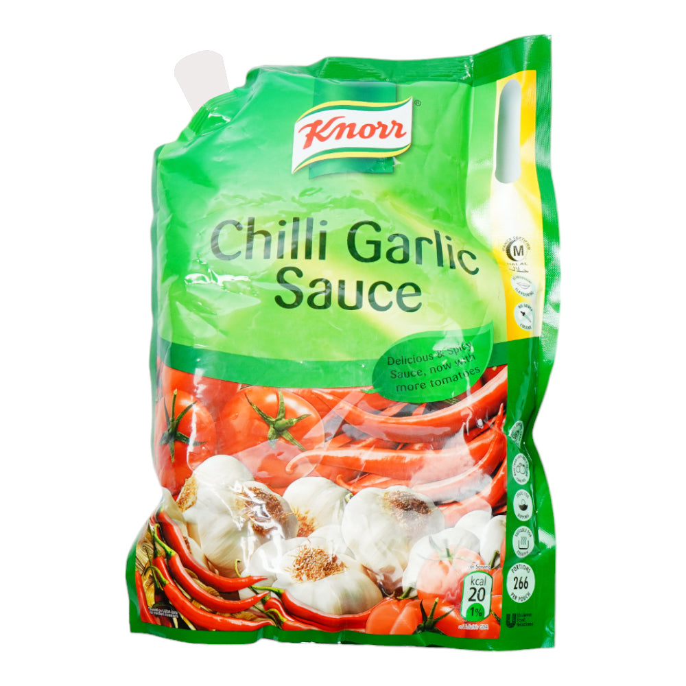 KNORR CHILLI GARLIC SAUCE POUCH 4 KG