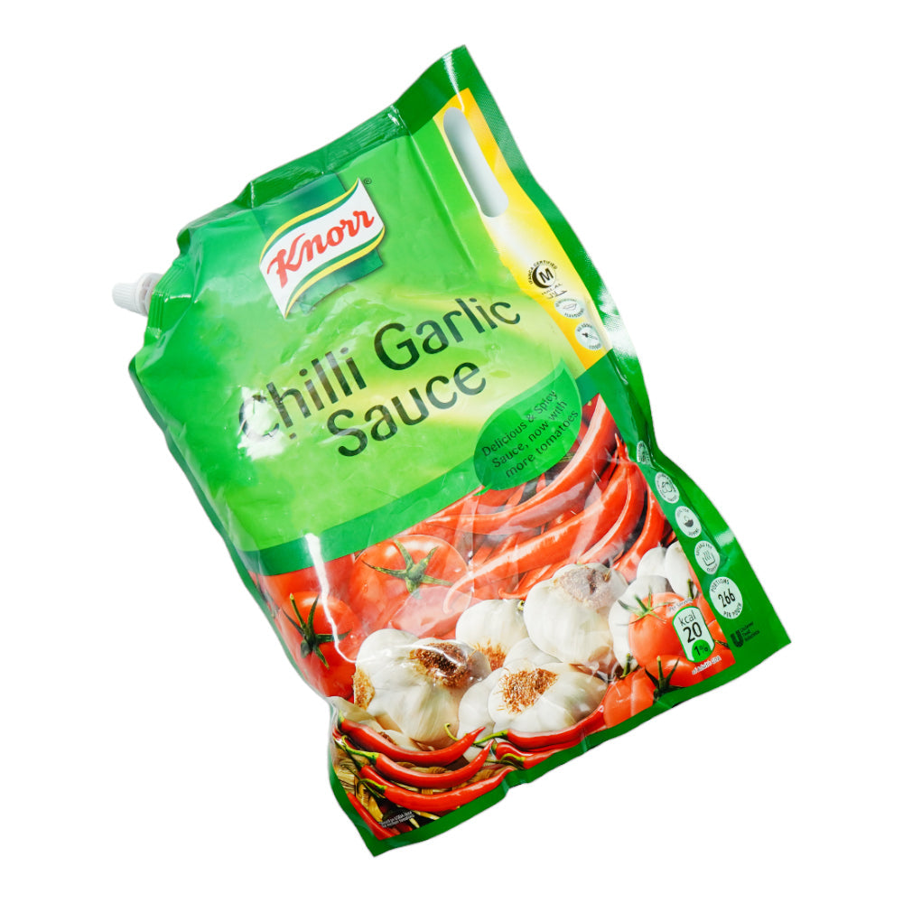 KNORR CHILLI GARLIC SAUCE POUCH 4 KG