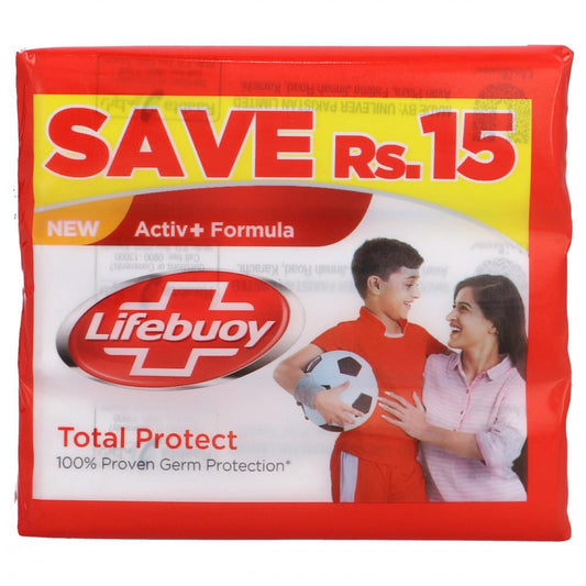 LIFEBUOY SOAP TOTAL 10 TRIO PACK 3X128 GM