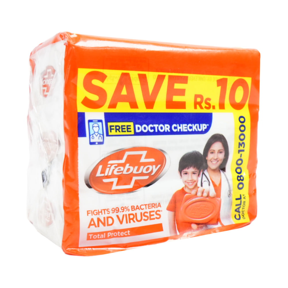 LIFEBUOY SOAP TOTAL 10 TRIO PACK 3X98 GM