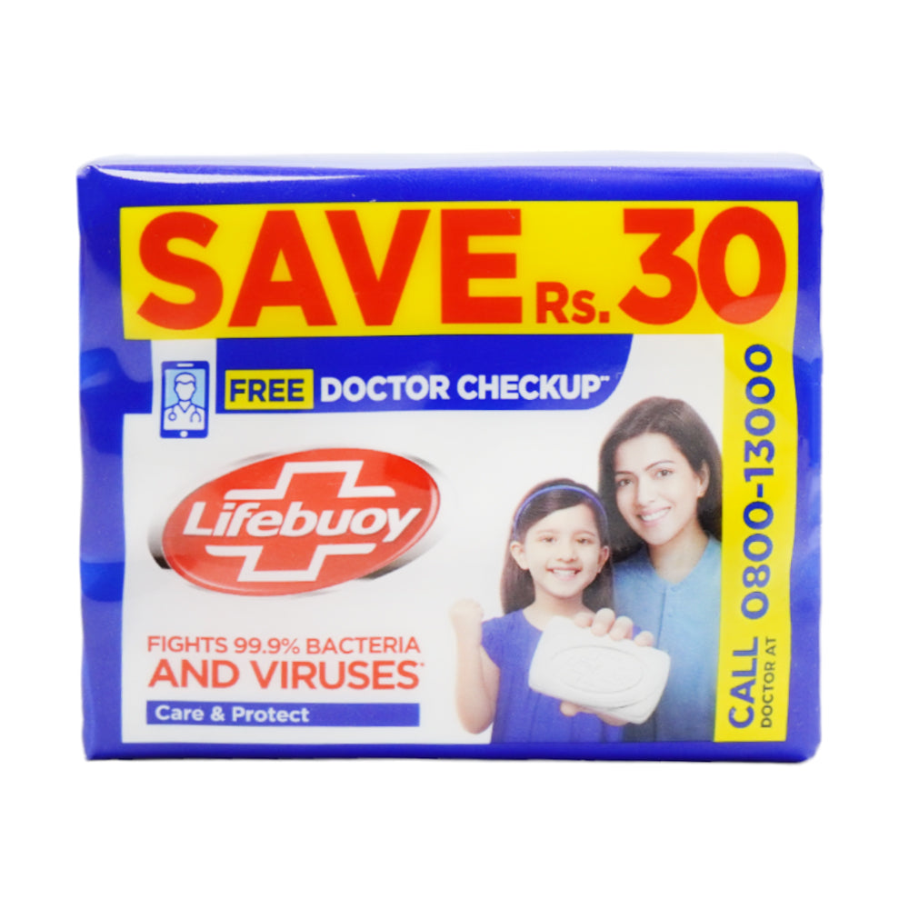 LIFEBUOY SOAP CARE TRIO PACK 3X128 GM