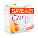 CAPRI SOAP MOISTURISING NOURISHING PEACH 3PC PACK