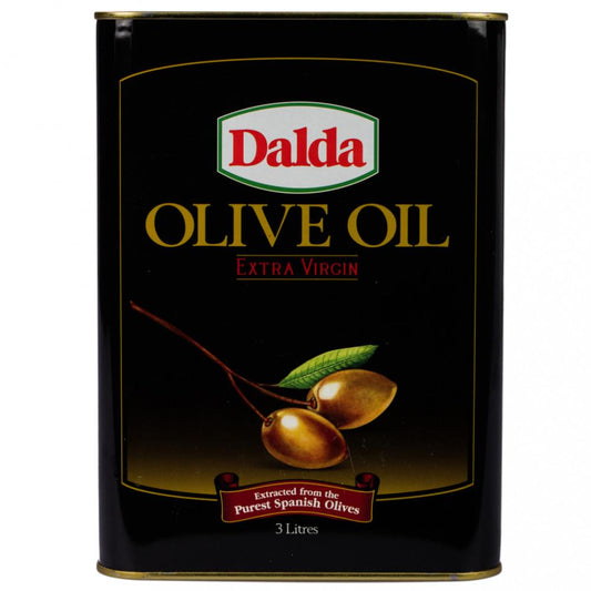 DALDA OLIVE OIL EXTRA VIRGIN TIN 3 LTR