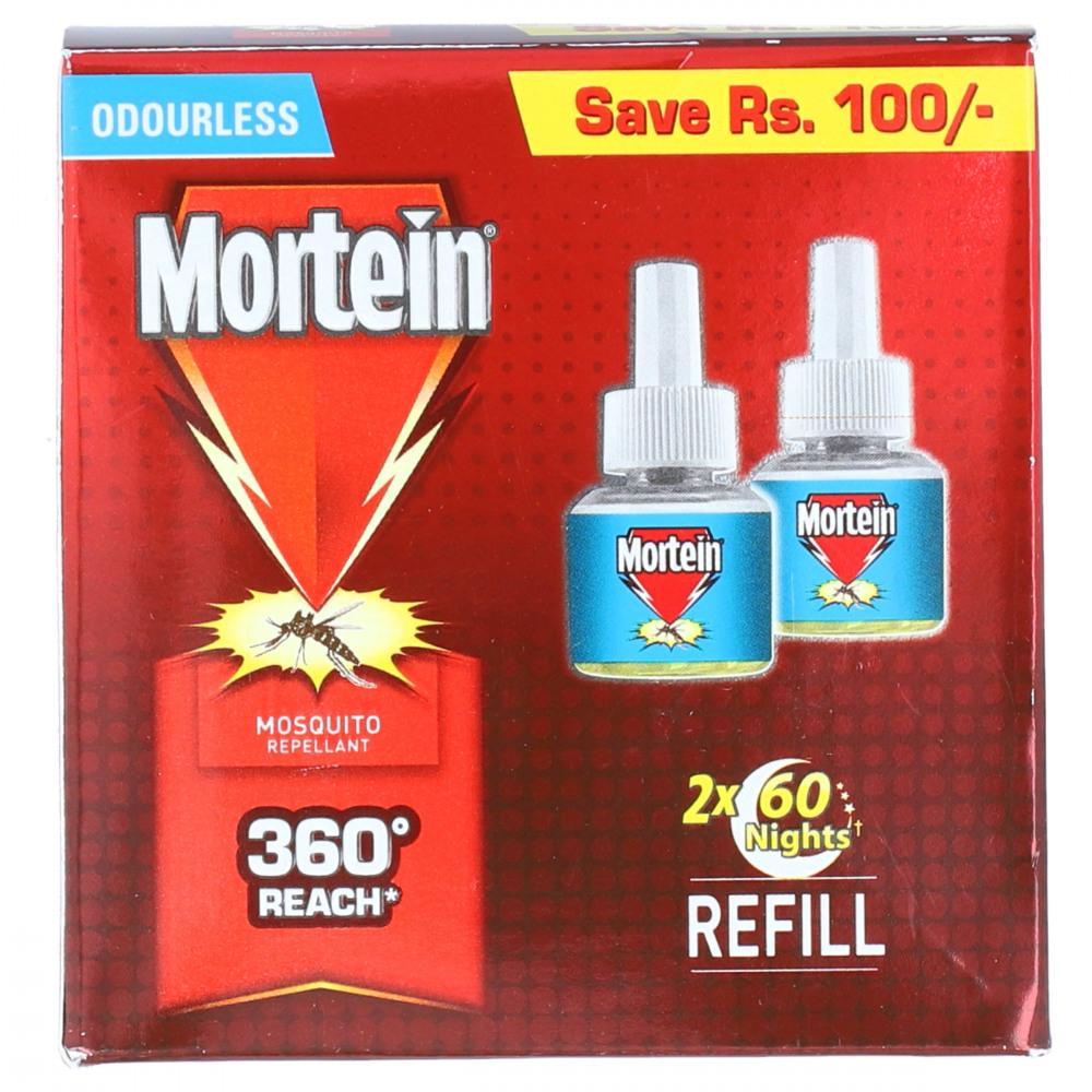 MORTEIN LIQUID ODOURLESS REFILL TWIN BASIC