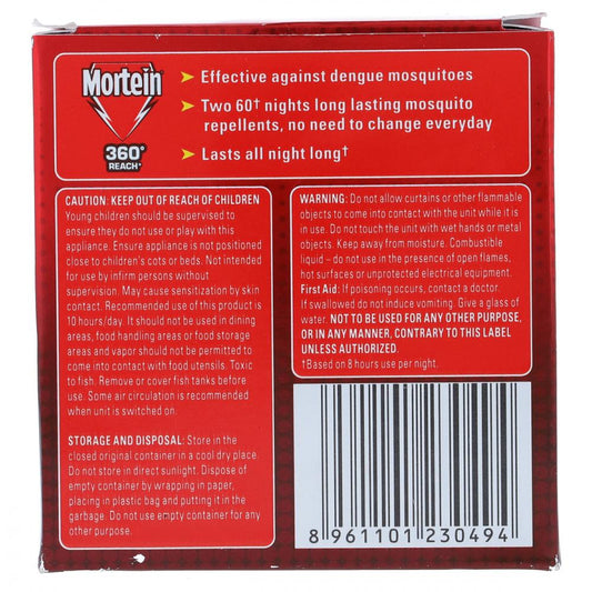 MORTEIN LIQUID ODOURLESS REFILL TWIN BASIC