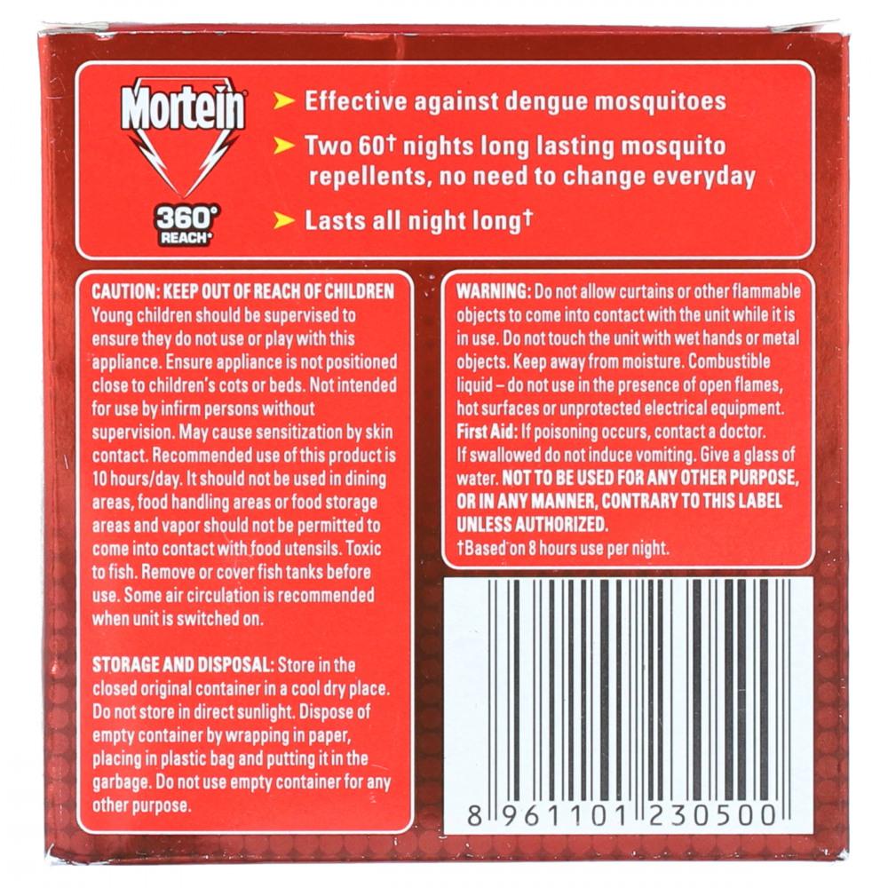 MORTEIN LIQUID FRAGRANT 60 NIGHTS REFILL TWIN BASIC