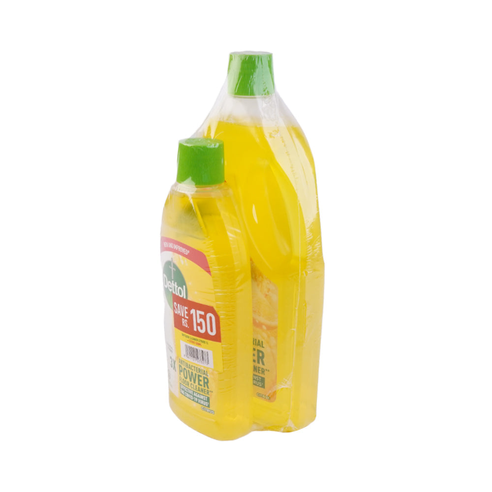 DETTOL FLOOR CLEANER ANTIBACTERIAL MEGA SAVER CITRUS 1 LTR