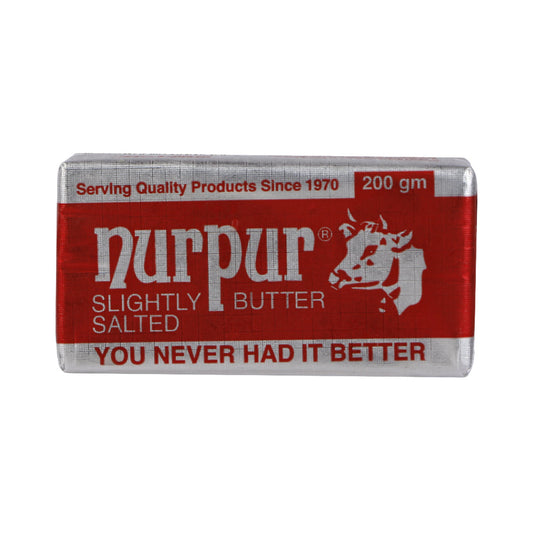 NURPUR BUTTER SLIGHTLY SALTED 200GM