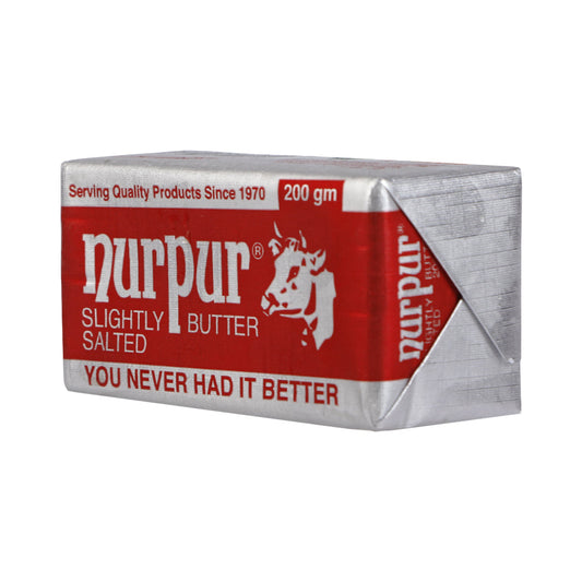 NURPUR BUTTER SLIGHTLY SALTED 200GM