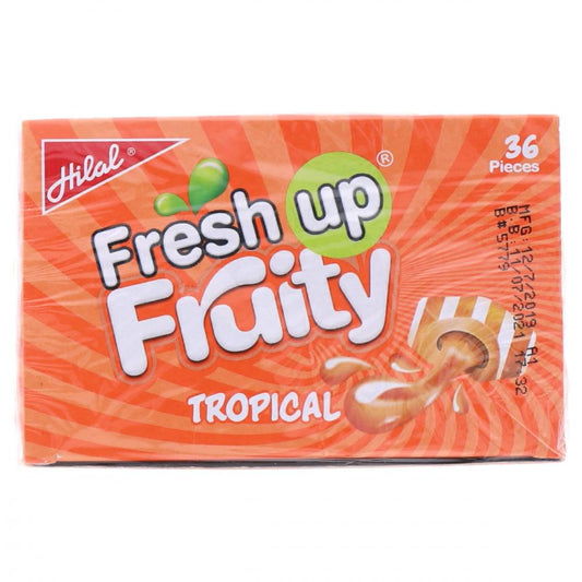 HILAL FRESH UP FRUITY TROPICAL 36 PIECES