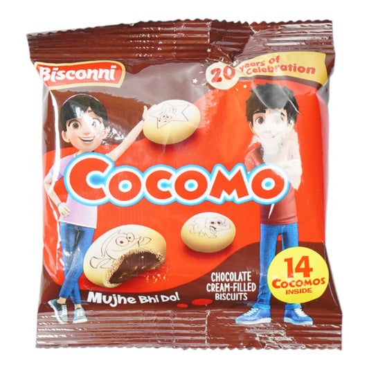 BISCONNI COCOMO CHOCOLATE CREAM FILLED BISCUIT 23 GM