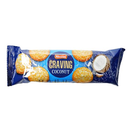 BISCONNI CRAVING COCONUT BISCUIT HALF ROLL 36 GM