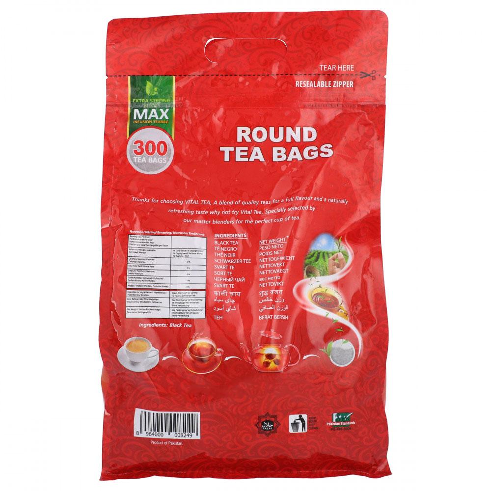 VITAL EASTERN TEA BAGS ROUND 300S POUCH 750 GM