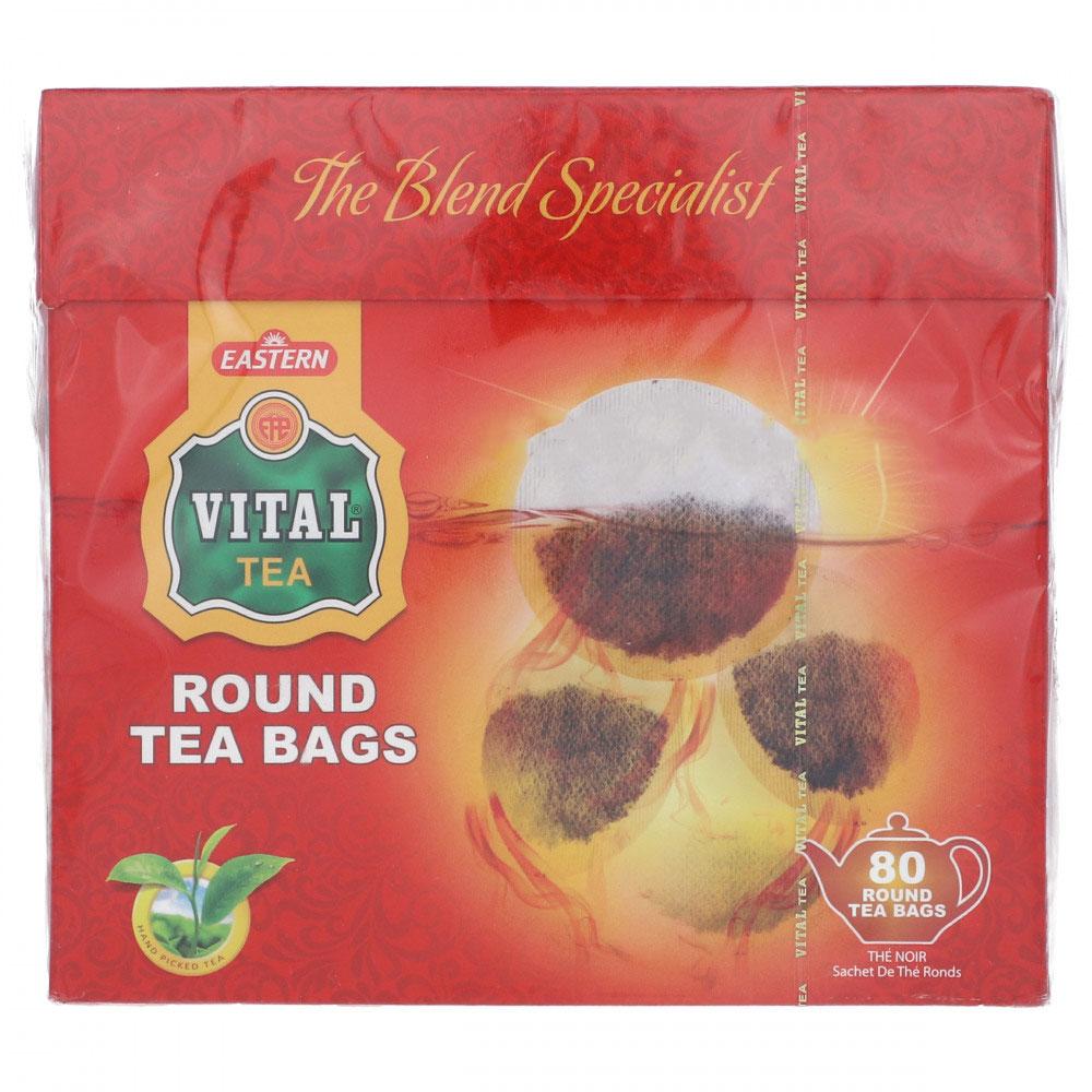 VITAL EASTERN TEA BAGS ROUND 80S 200 GM