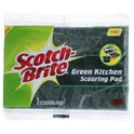 SCOTCH BRITE SCOURING PAD GREEN KITCHEN LARGE 1PC