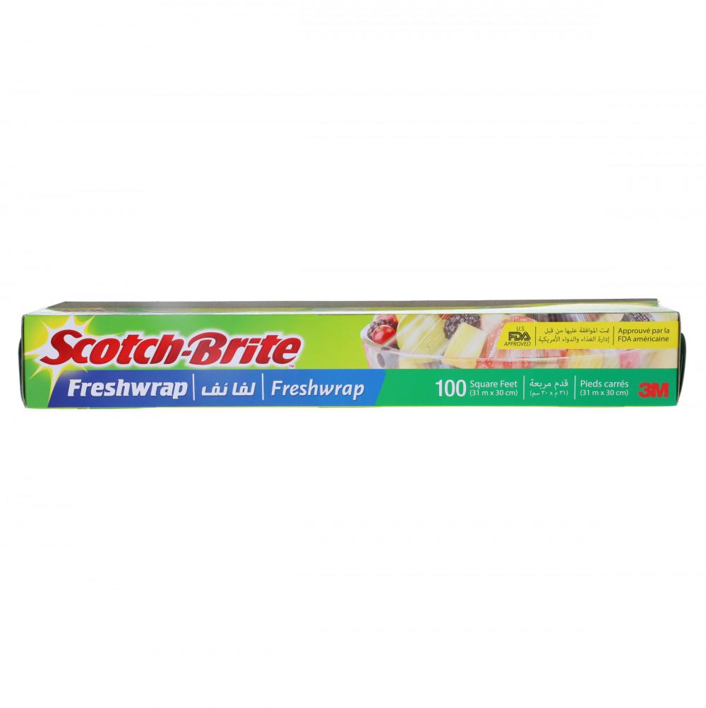 SCOTCH BRITE FRESH WRAP CLING FILM 100 SQ.FT