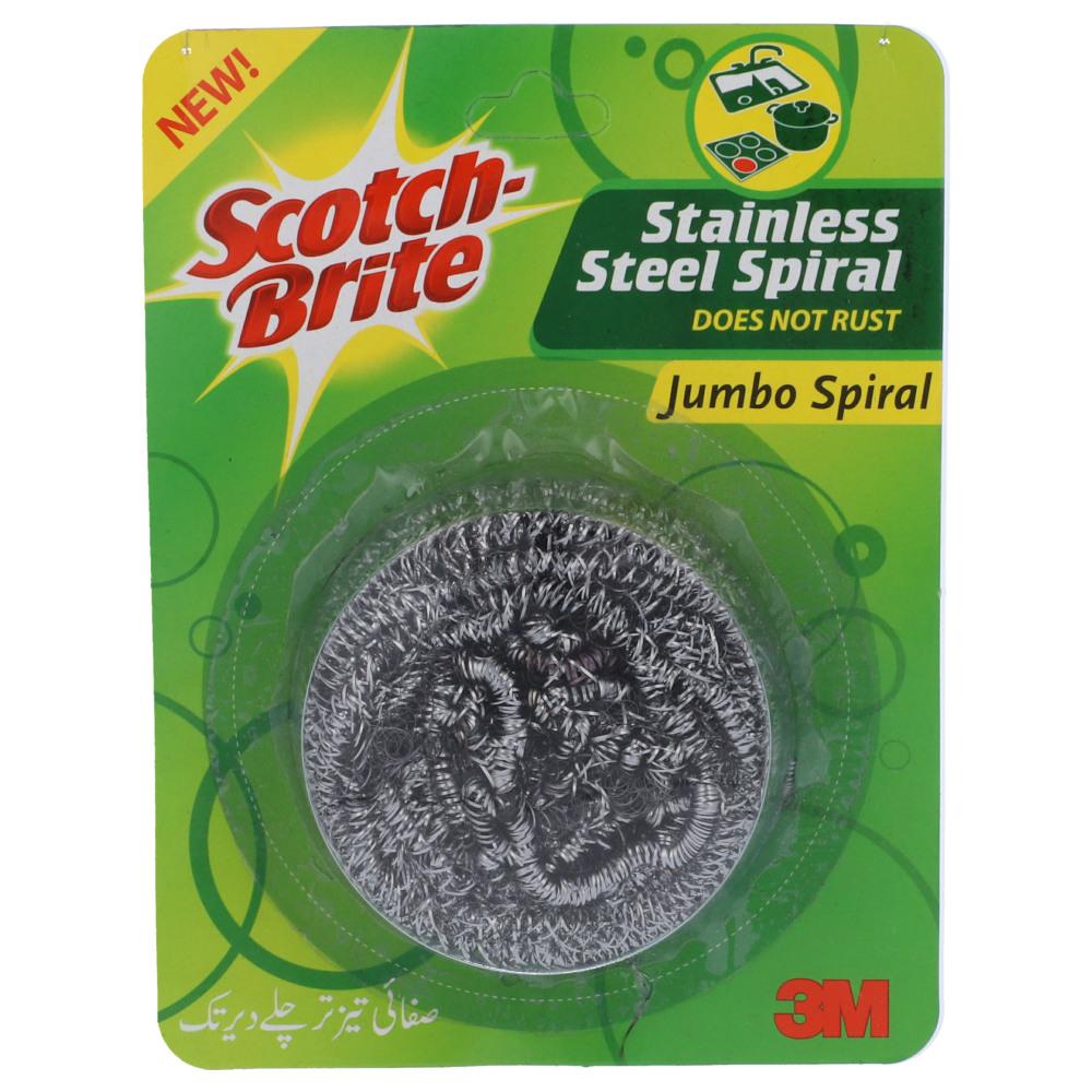 SCOTCH BRITE SPIRAL STAINLESS STEEL JUMBO