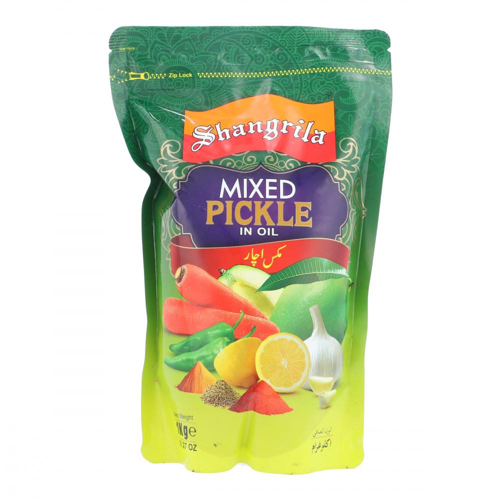 SHANGRILA MIXED PICKLE IN OIL POUCH 800 GM