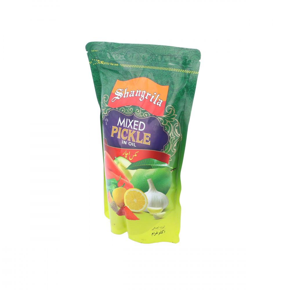 SHANGRILA MIXED PICKLE IN OIL POUCH 800 GM