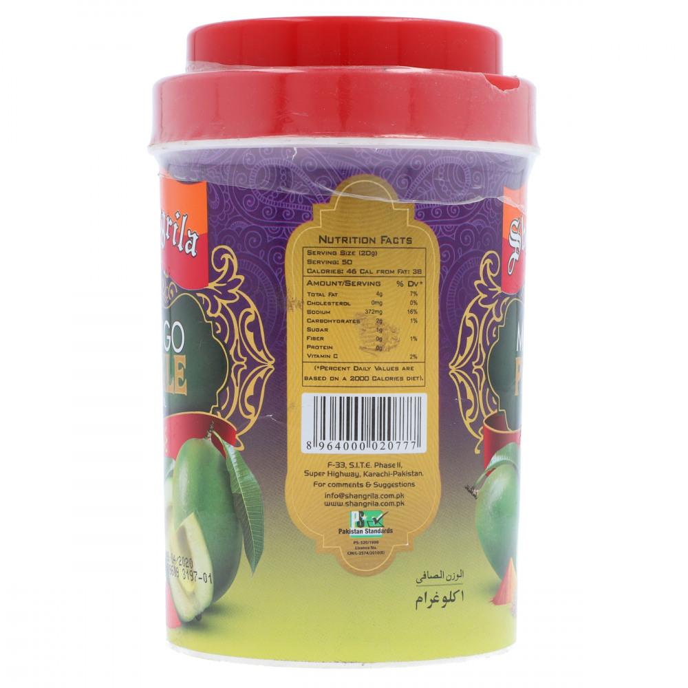 SHANGRILA MANGO PICKLE IN OIL JAR 1 KG