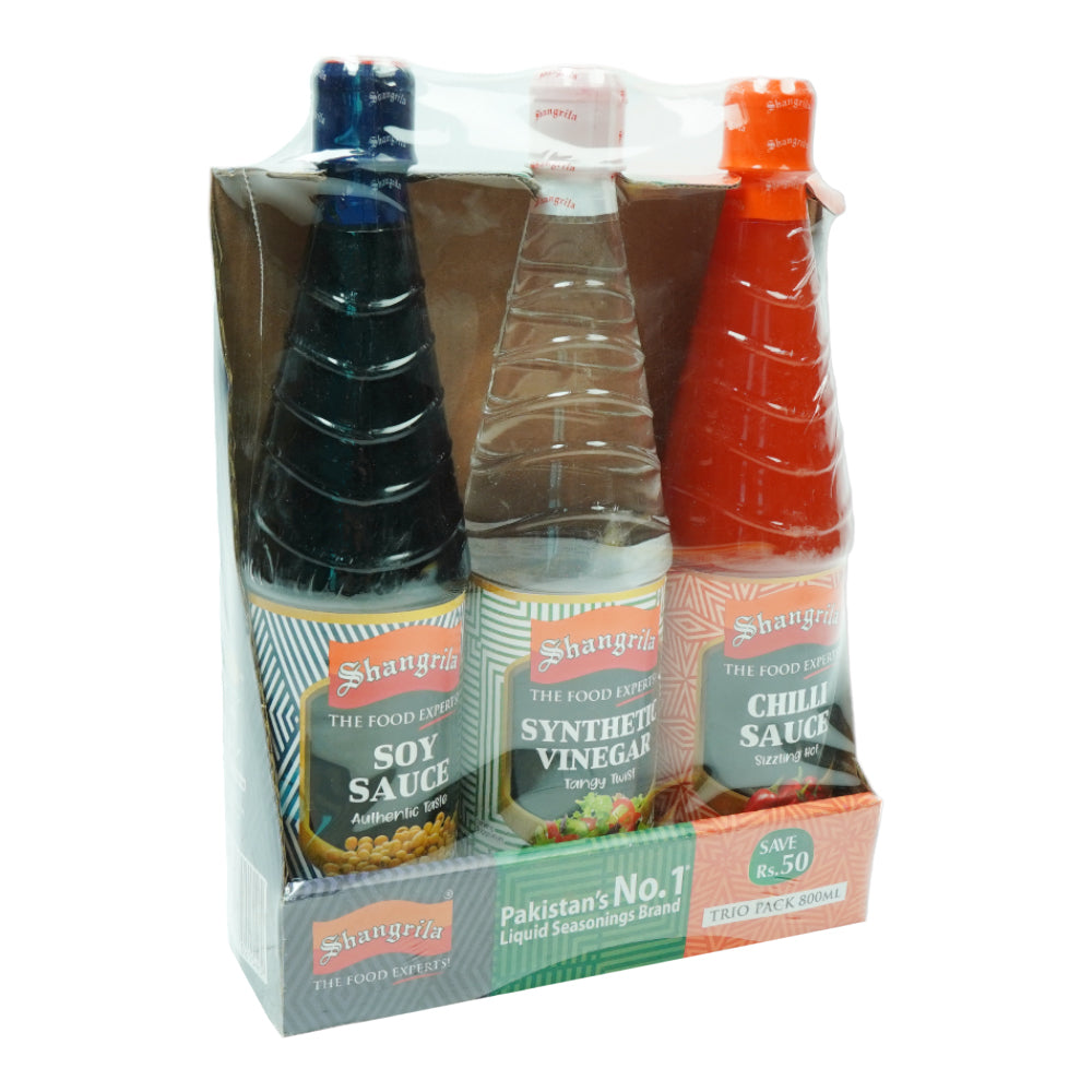 SHANGRILA SAUCE TRIO PACK 800 ML SAVE RS. 50 PACK