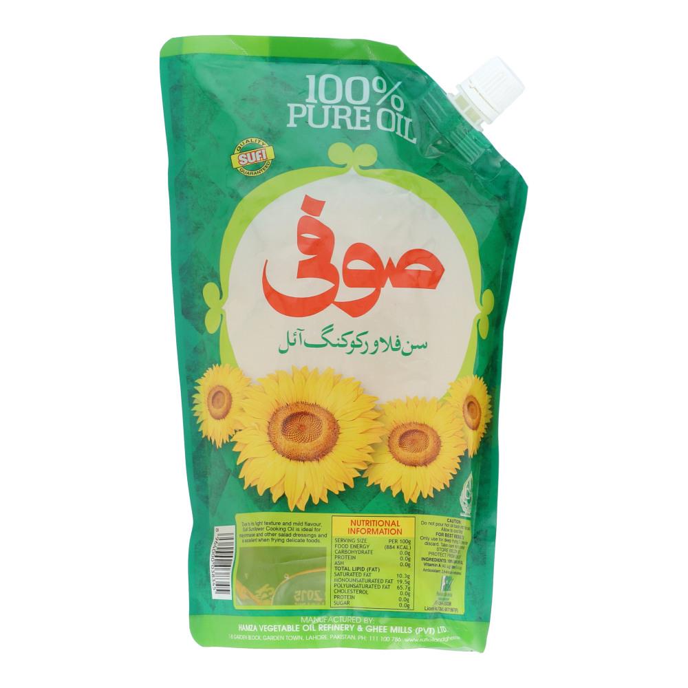 SUFI SUNFLOWER COOKING OIL NOZAL 1 LTR BASIC