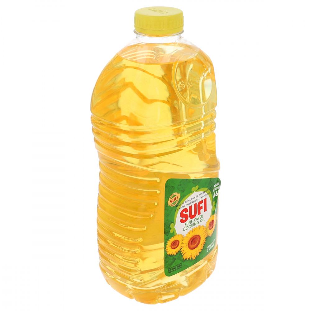 SUFI SUNFLOWER COOKING OIL BOTTLE 3 LTR