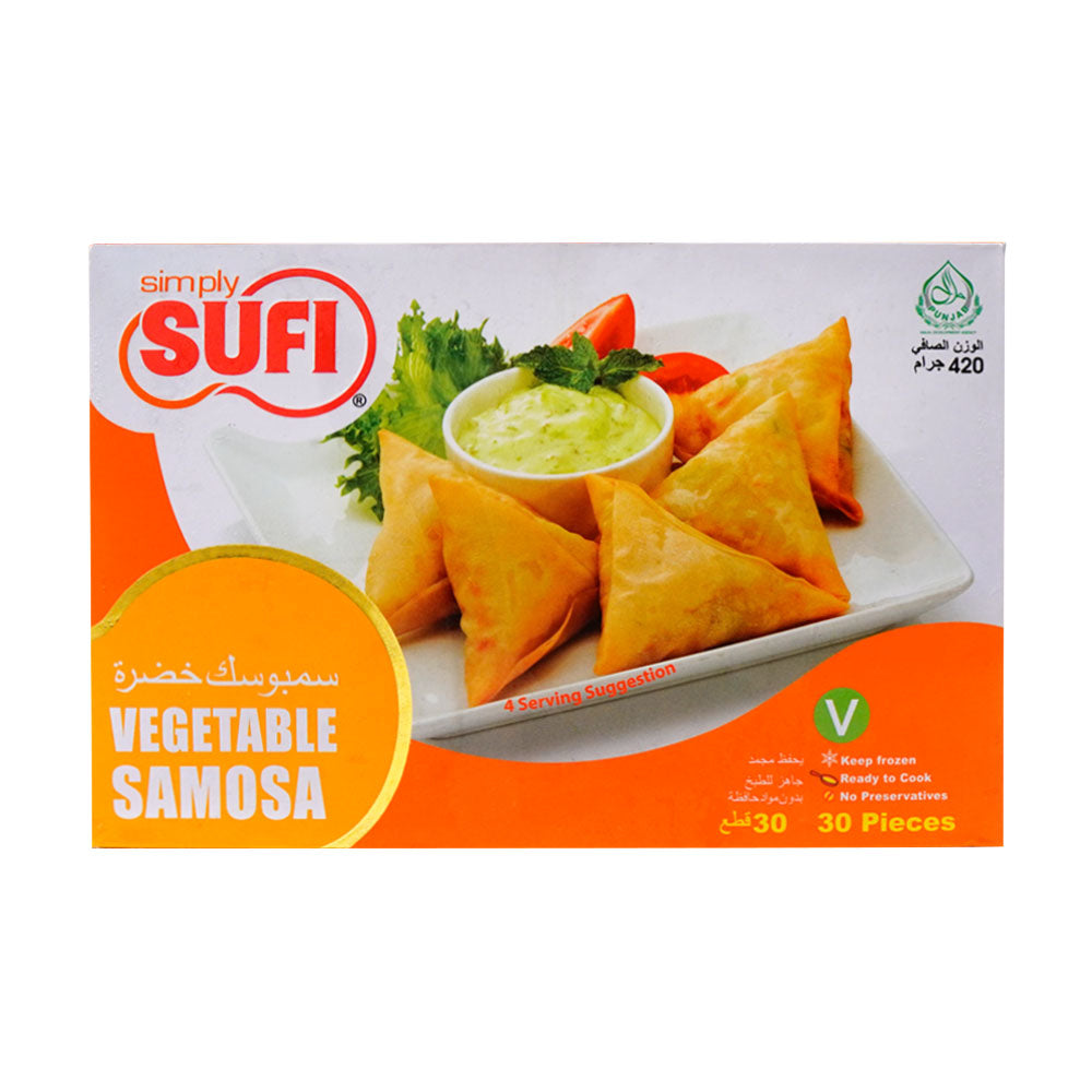 SUFI VEGETABLE SAMOSA 30 PC 420 GM