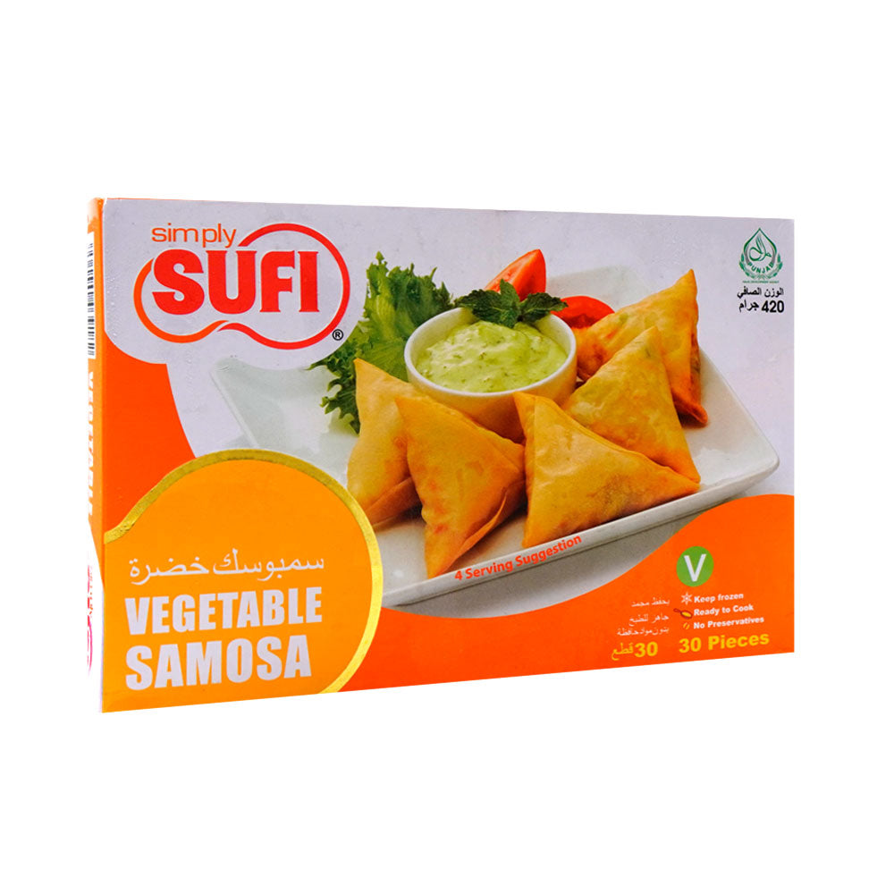 SUFI VEGETABLE SAMOSA 30 PC 420 GM