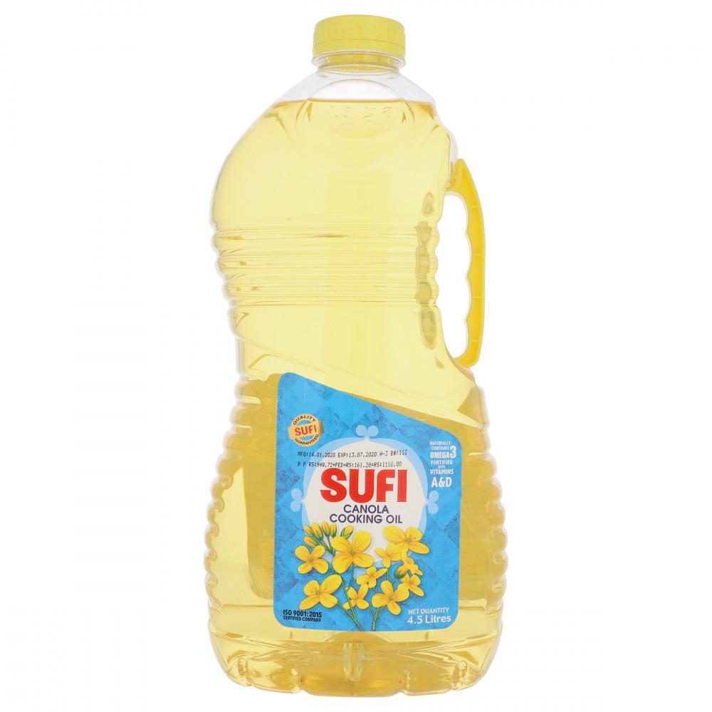 SUFI CANOLA COOKING OIL BOTTLE 4.5 LTR BASIC