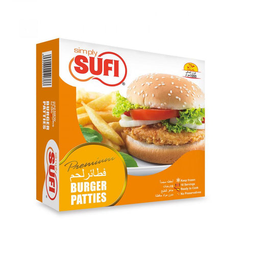 SUFI  BURGER PATTIES LARGE 1 KG